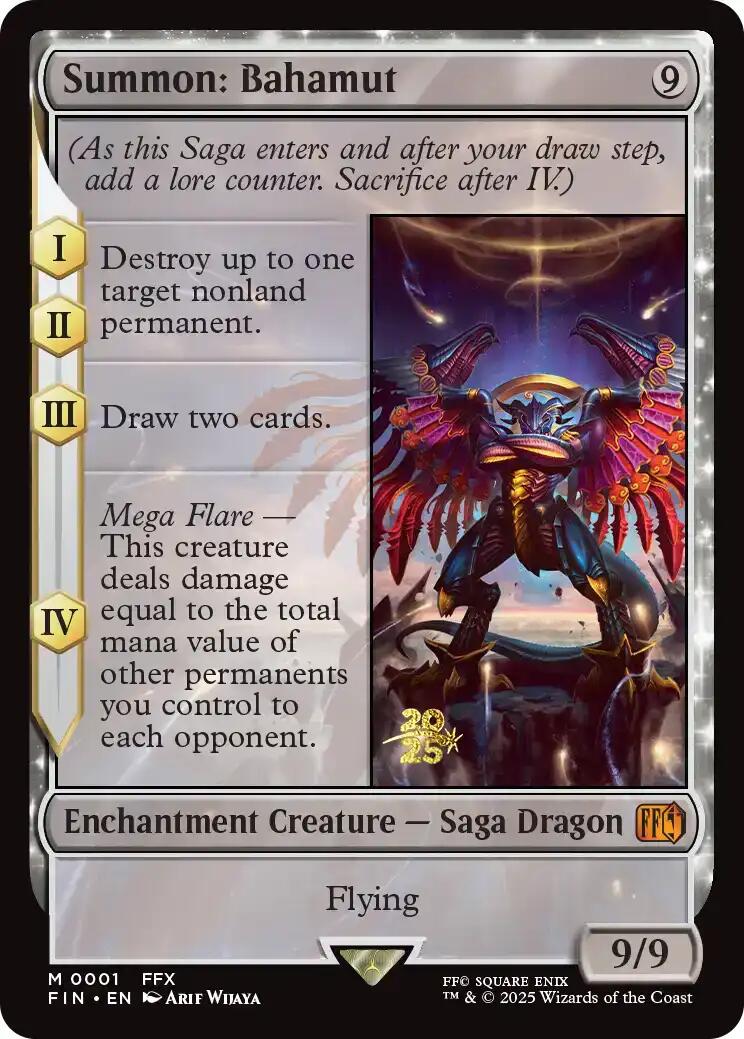 Summon: Bahamut [FINAL FANTASY Prerelease Promo] | Shuffle n Cut Hobbies & Games