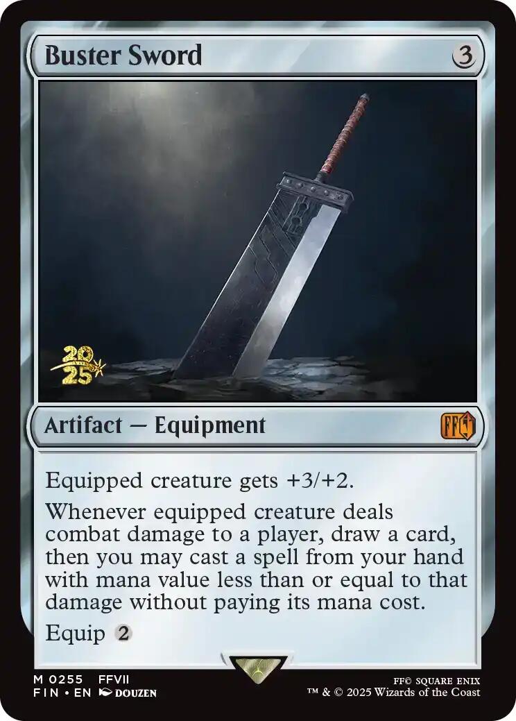 Buster Sword [FINAL FANTASY Prerelease Promo] | Shuffle n Cut Hobbies & Games