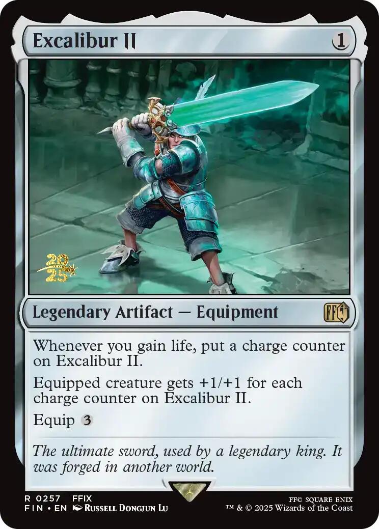 Excalibur II [FINAL FANTASY Prerelease Promo] | Shuffle n Cut Hobbies & Games