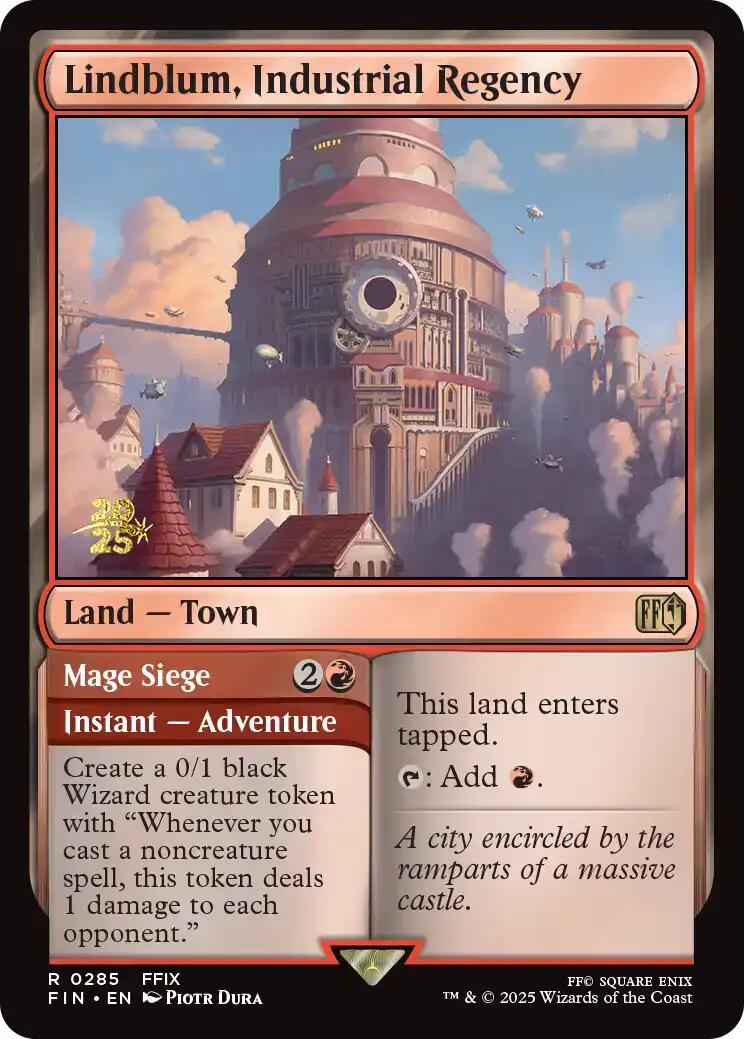 Lindblum, Industrial Regency [FINAL FANTASY Prerelease Promo] | Shuffle n Cut Hobbies & Games