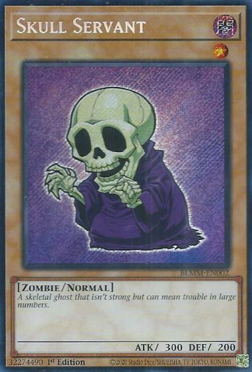 Skull Servant [BLMM-EN002] Secret Rare | Shuffle n Cut Hobbies & Games