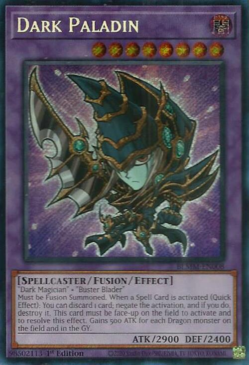 Dark Paladin [BLMM-EN008] Secret Rare | Shuffle n Cut Hobbies & Games