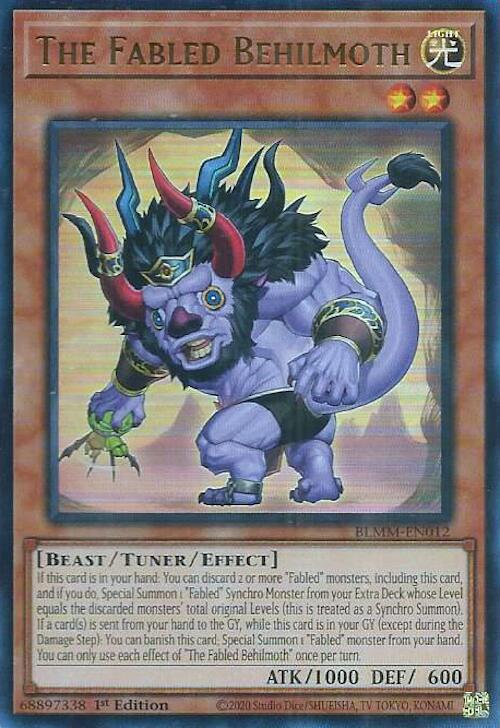 The Fabled Behilmoth [BLMM-EN012] Ultra Rare | Shuffle n Cut Hobbies & Games