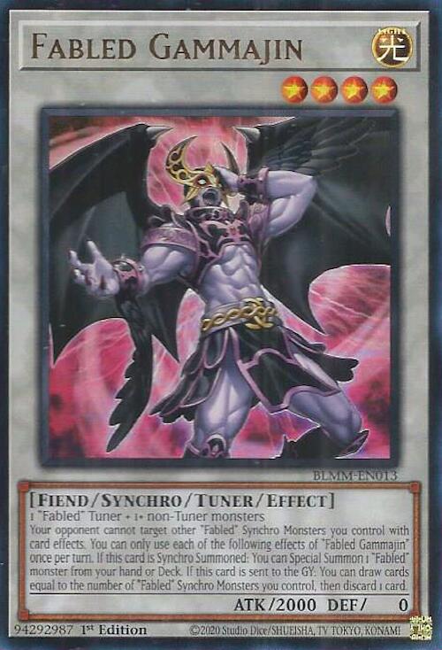 Fabled Gammajin [BLMM-EN013] Ultra Rare | Shuffle n Cut Hobbies & Games