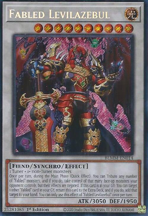 Fabled Levilazebul [BLMM-EN014] Secret Rare | Shuffle n Cut Hobbies & Games
