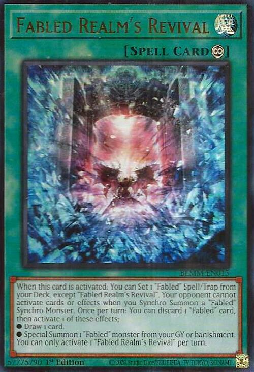 Fabled Realm's Revival [BLMM-EN015] Ultra Rare | Shuffle n Cut Hobbies & Games