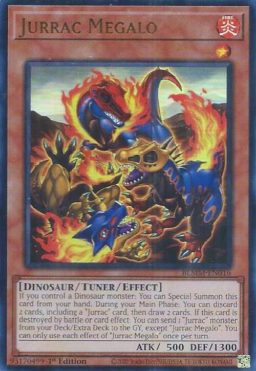 Jurrac Megalo [BLMM-EN016] Ultra Rare | Shuffle n Cut Hobbies & Games