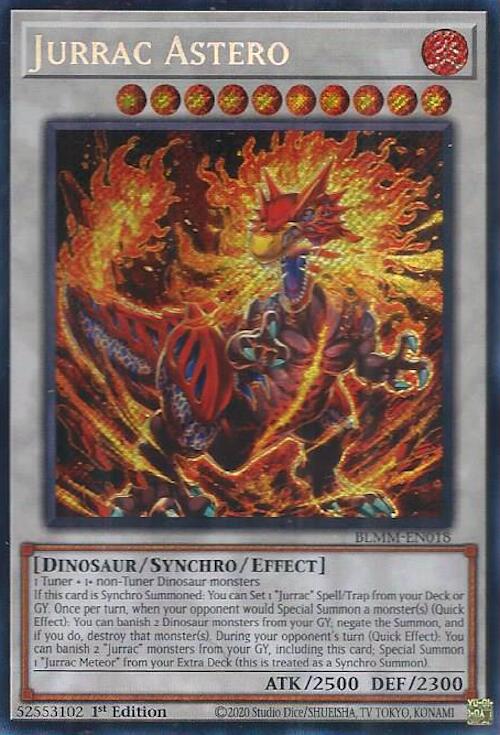 Jurrac Astero [BLMM-EN018] Secret Rare | Shuffle n Cut Hobbies & Games