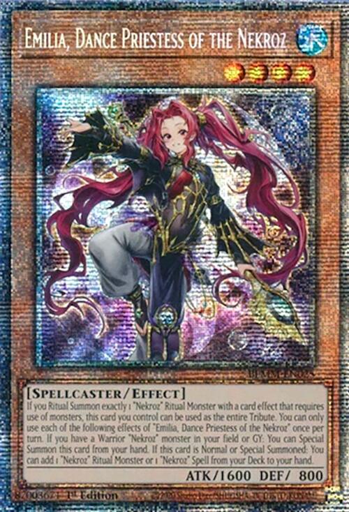 Emilia, Dance Priestess of the Nekroz (Starlight Rare) [BLMM-EN025] Starlight Rare | Shuffle n Cut Hobbies & Games