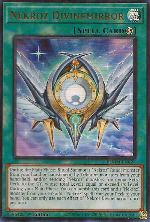 Nekroz Divinemirror [BLMM-EN027] Ultra Rare | Shuffle n Cut Hobbies & Games