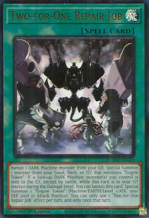 Two-for-One Repair Job [BLMM-EN029] Ultra Rare | Shuffle n Cut Hobbies & Games