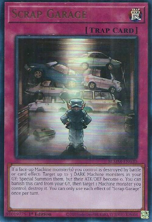 Scrap Garage [BLMM-EN030] Ultra Rare | Shuffle n Cut Hobbies & Games