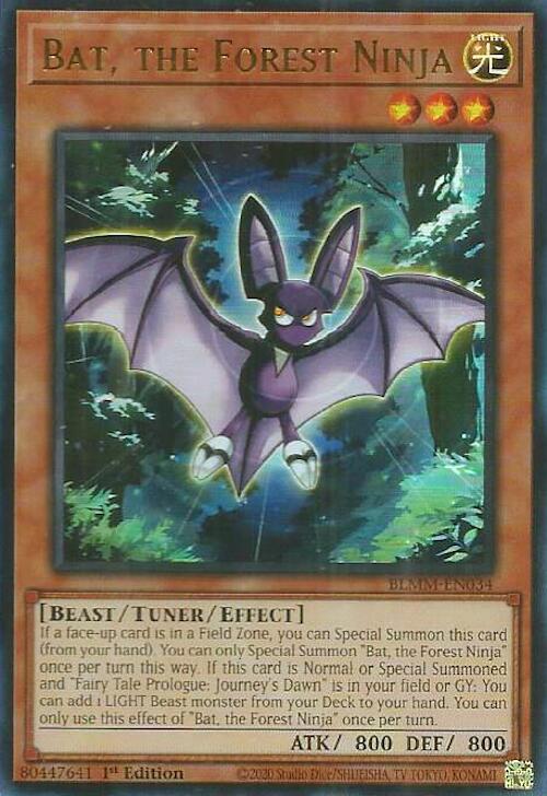 Bat, the Forest Ninja [BLMM-EN034] Ultra Rare | Shuffle n Cut Hobbies & Games