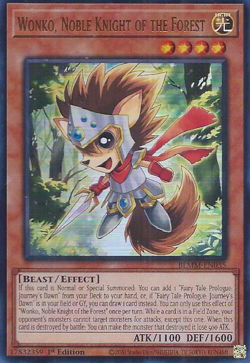 Wonko, Noble Knight of the Forest [BLMM-EN035] Ultra Rare | Shuffle n Cut Hobbies & Games