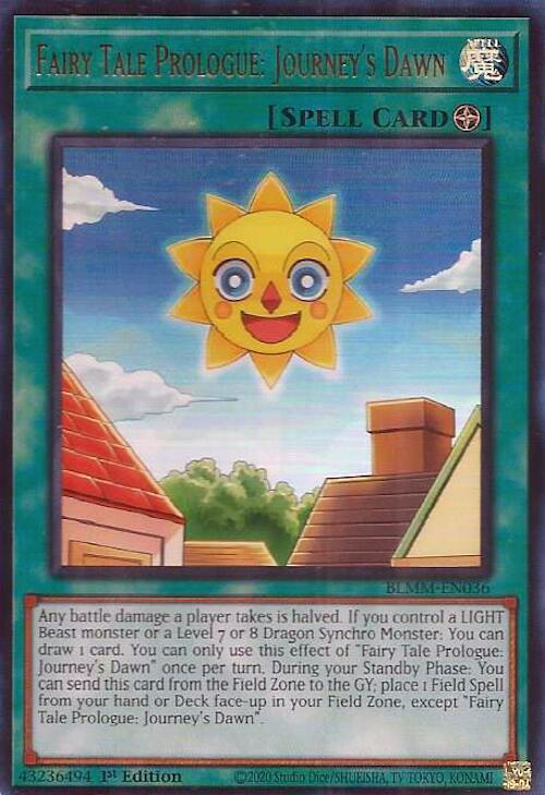 Fairy Tale Prologue: Journey's Dawn [BLMM-EN036] Ultra Rare | Shuffle n Cut Hobbies & Games