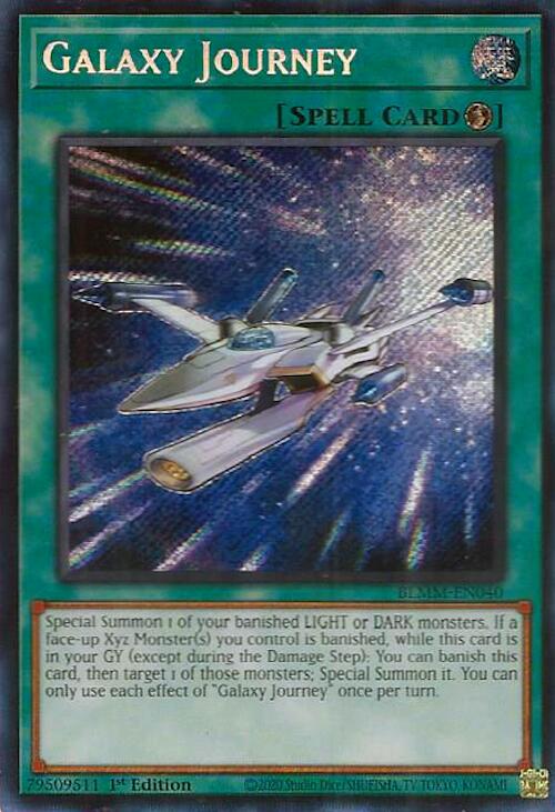 Galaxy Journey [BLMM-EN040] Secret Rare | Shuffle n Cut Hobbies & Games