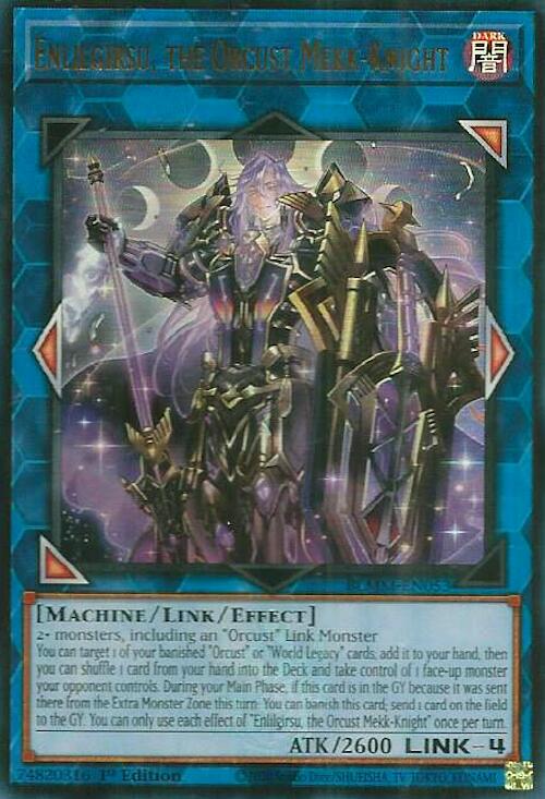 Enlilgirsu, the Orcust Mekk-Knight [BLMM-EN053] Ultra Rare | Shuffle n Cut Hobbies & Games