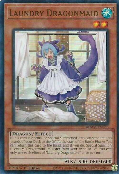 Laundry Dragonmaid [BLMM-EN056] Ultra Rare | Shuffle n Cut Hobbies & Games