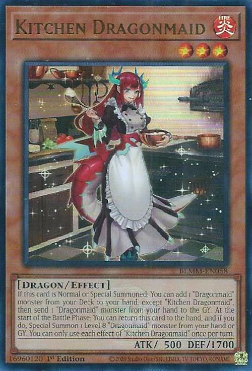 Kitchen Dragonmaid [BLMM-EN058] Ultra Rare | Shuffle n Cut Hobbies & Games