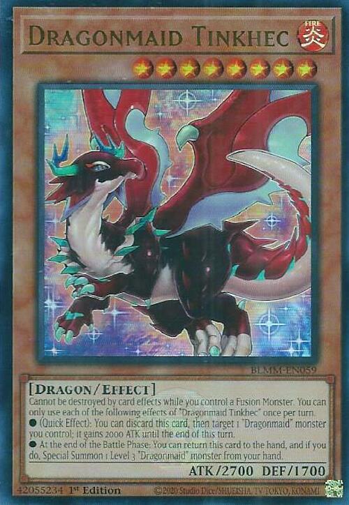 Dragonmaid Tinkhec [BLMM-EN059] Ultra Rare | Shuffle n Cut Hobbies & Games