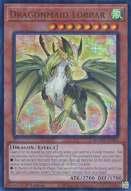 Dragonmaid Lorpar [BLMM-EN061] Ultra Rare | Shuffle n Cut Hobbies & Games