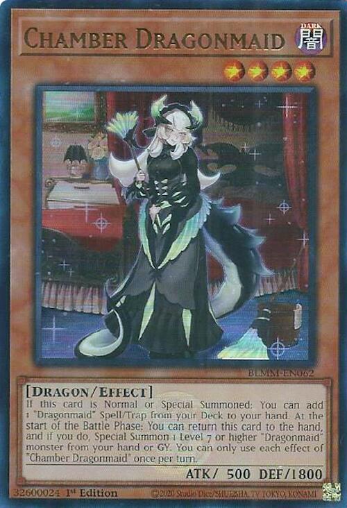 Chamber Dragonmaid [BLMM-EN062] Ultra Rare | Shuffle n Cut Hobbies & Games