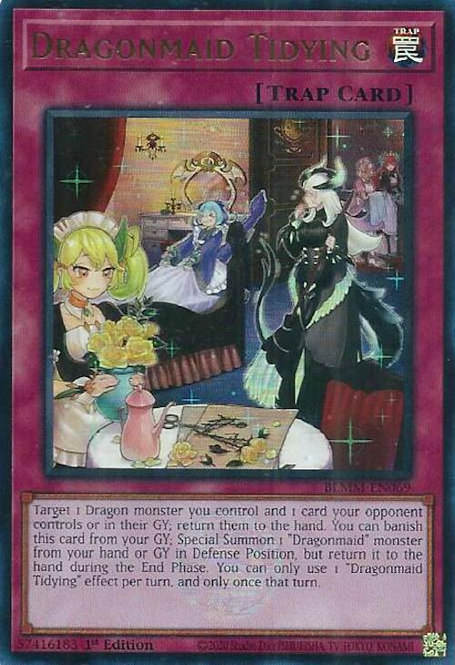 Dragonmaid Tidying [BLMM-EN069] Ultra Rare | Shuffle n Cut Hobbies & Games