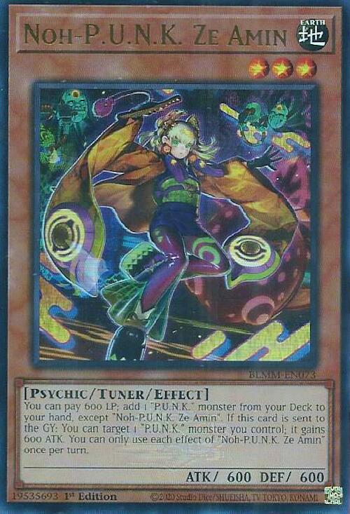 Noh-P.U.N.K. Ze Amin [BLMM-EN073] Ultra Rare | Shuffle n Cut Hobbies & Games