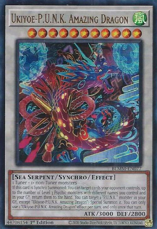 Ukiyoe-P.U.N.K. Amazing Dragon [BLMM-EN077] Ultra Rare | Shuffle n Cut Hobbies & Games