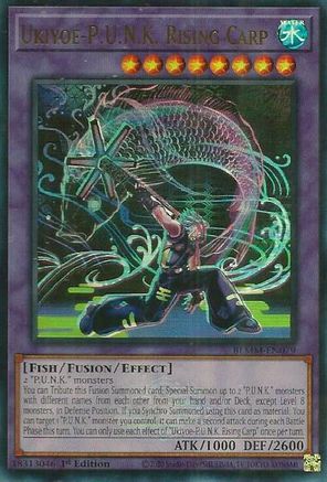 Ukiyoe-P.U.N.K. Rising Carp [BLMM-EN079] Ultra Rare | Shuffle n Cut Hobbies & Games
