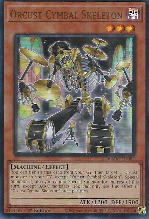 Orcust Cymbal Skeleton [BLMM-EN084] Ultra Rare | Shuffle n Cut Hobbies & Games