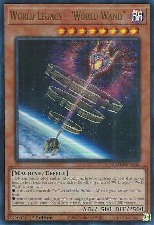 World Legacy - "World Wand" [BLMM-EN086] Ultra Rare | Shuffle n Cut Hobbies & Games