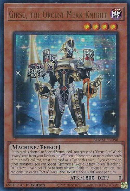 Girsu, the Orcust Mekk-Knight [BLMM-EN088] Ultra Rare | Shuffle n Cut Hobbies & Games