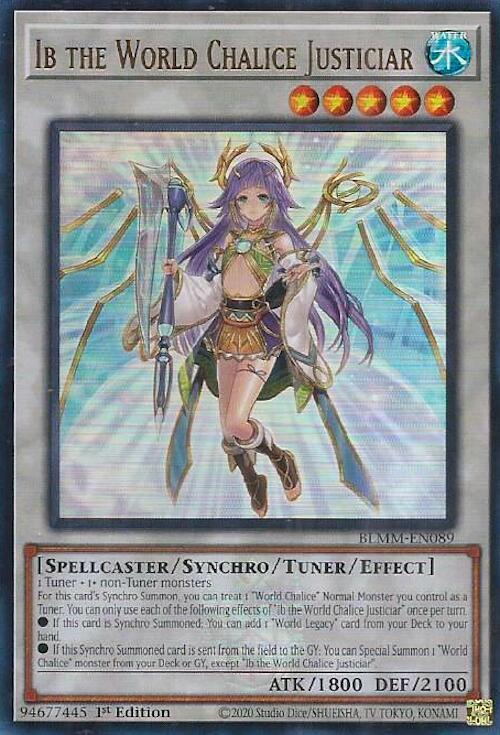 Ib the World Chalice Justiciar [BLMM-EN089] Ultra Rare | Shuffle n Cut Hobbies & Games