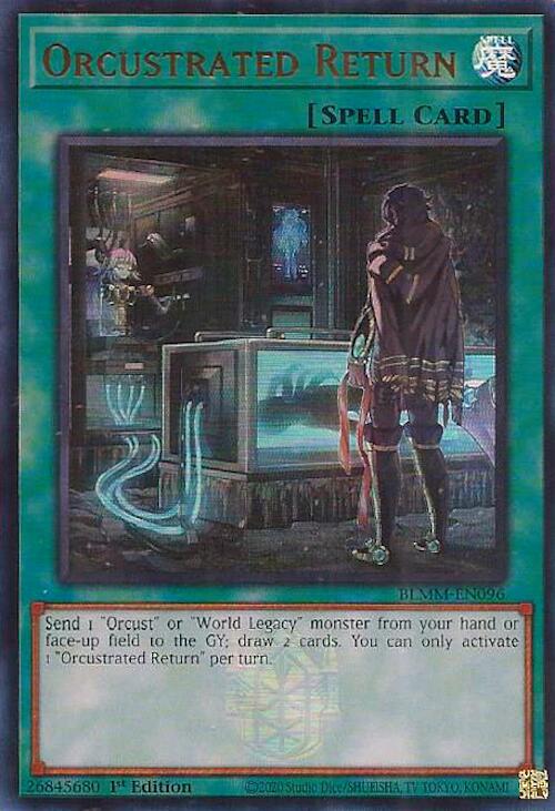 Orcustrated Return [BLMM-EN096] Ultra Rare | Shuffle n Cut Hobbies & Games