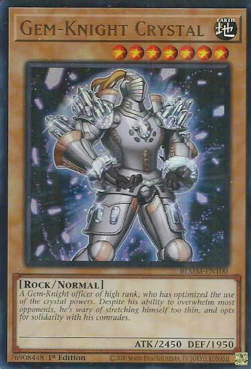 Gem-Knight Crystal [BLMM-EN100] Ultra Rare | Shuffle n Cut Hobbies & Games