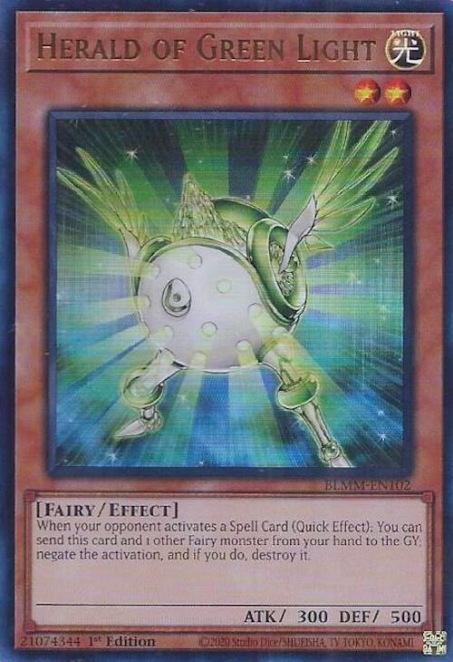 Herald of Green Light [BLMM-EN102] Ultra Rare | Shuffle n Cut Hobbies & Games