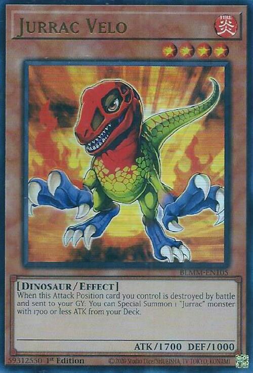Jurrac Velo [BLMM-EN105] Ultra Rare | Shuffle n Cut Hobbies & Games