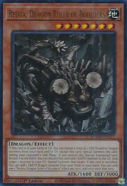 Redox, Dragon Ruler of Boulders [BLMM-EN117] Ultra Rare | Shuffle n Cut Hobbies & Games