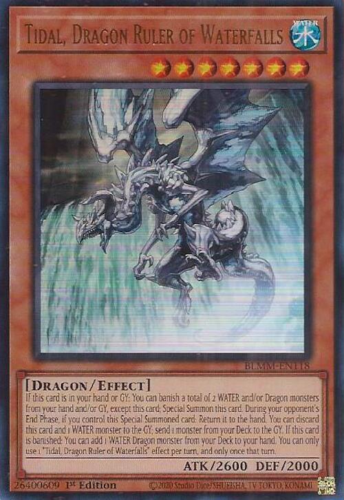 Tidal, Dragon Ruler of Waterfalls [BLMM-EN118] Ultra Rare | Shuffle n Cut Hobbies & Games