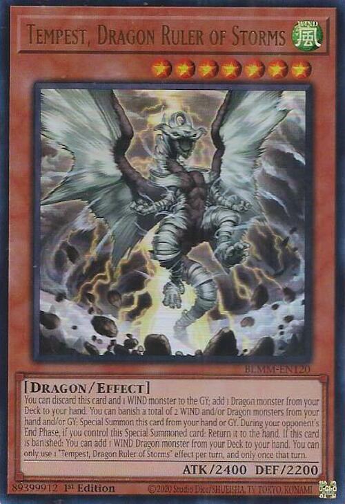 Tempest, Dragon Ruler of Storms [BLMM-EN120] Ultra Rare | Shuffle n Cut Hobbies & Games