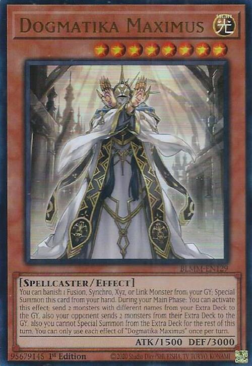 Dogmatika Maximus [BLMM-EN129] Ultra Rare | Shuffle n Cut Hobbies & Games