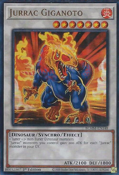 Jurrac Giganoto [BLMM-EN148] Ultra Rare | Shuffle n Cut Hobbies & Games