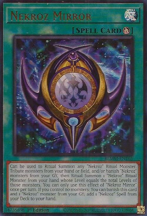 Nekroz Mirror [BLMM-EN165] Ultra Rare | Shuffle n Cut Hobbies & Games