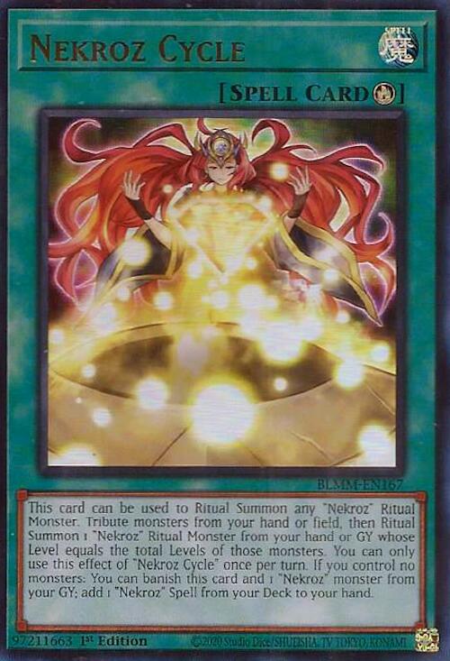 Nekroz Cycle [BLMM-EN167] Ultra Rare | Shuffle n Cut Hobbies & Games