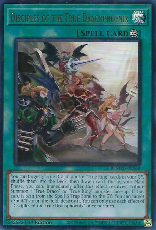 Disciples of the True Dracophoenix [BLMM-EN169] Ultra Rare | Shuffle n Cut Hobbies & Games