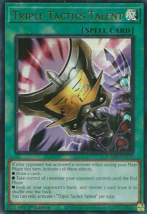 Triple Tactics Talent [BLMM-EN170] Ultra Rare | Shuffle n Cut Hobbies & Games