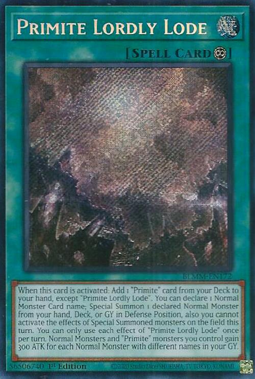 Primite Lordly Lode [BLMM-EN172] Secret Rare | Shuffle n Cut Hobbies & Games