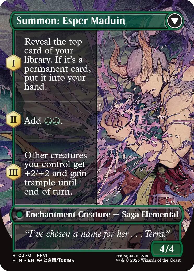 Esper Origins // Summon: Esper Maduin (Borderless) [FINAL FANTASY] | Shuffle n Cut Hobbies & Games