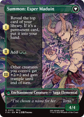 Esper Origins // Summon: Esper Maduin (Borderless) [FINAL FANTASY] | Shuffle n Cut Hobbies & Games